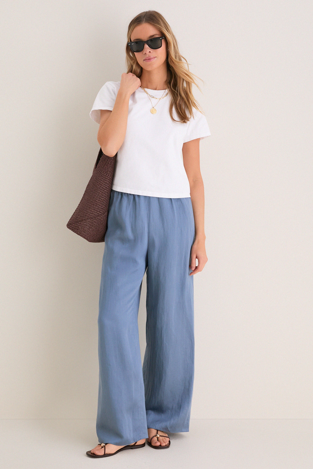 White Parker Classic Tee