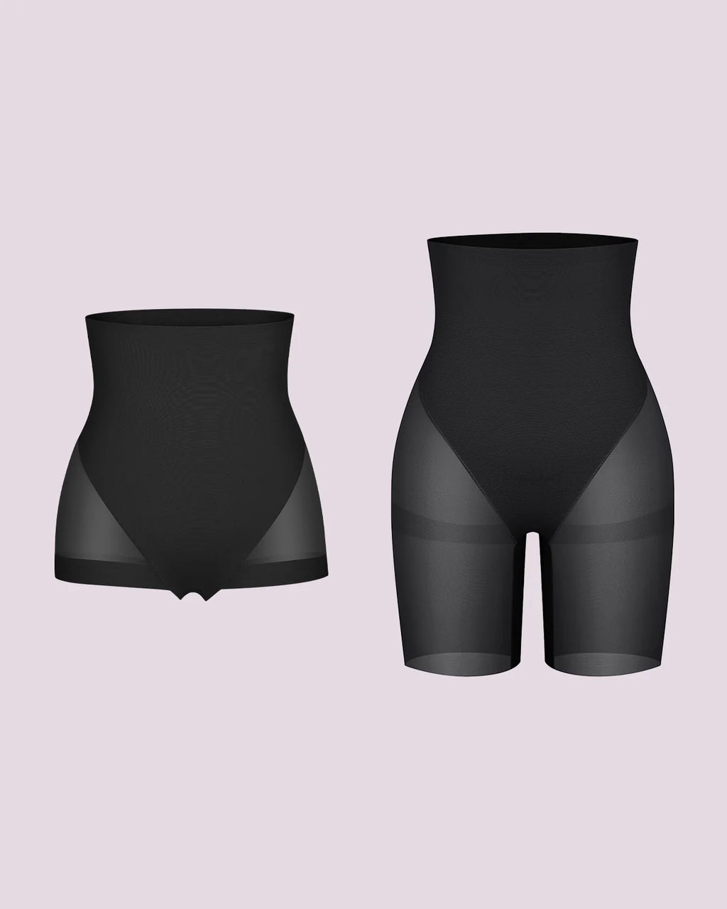 BOOT-YEAH MeshSmooth High-Waisted Mid Thigh Short + Brief