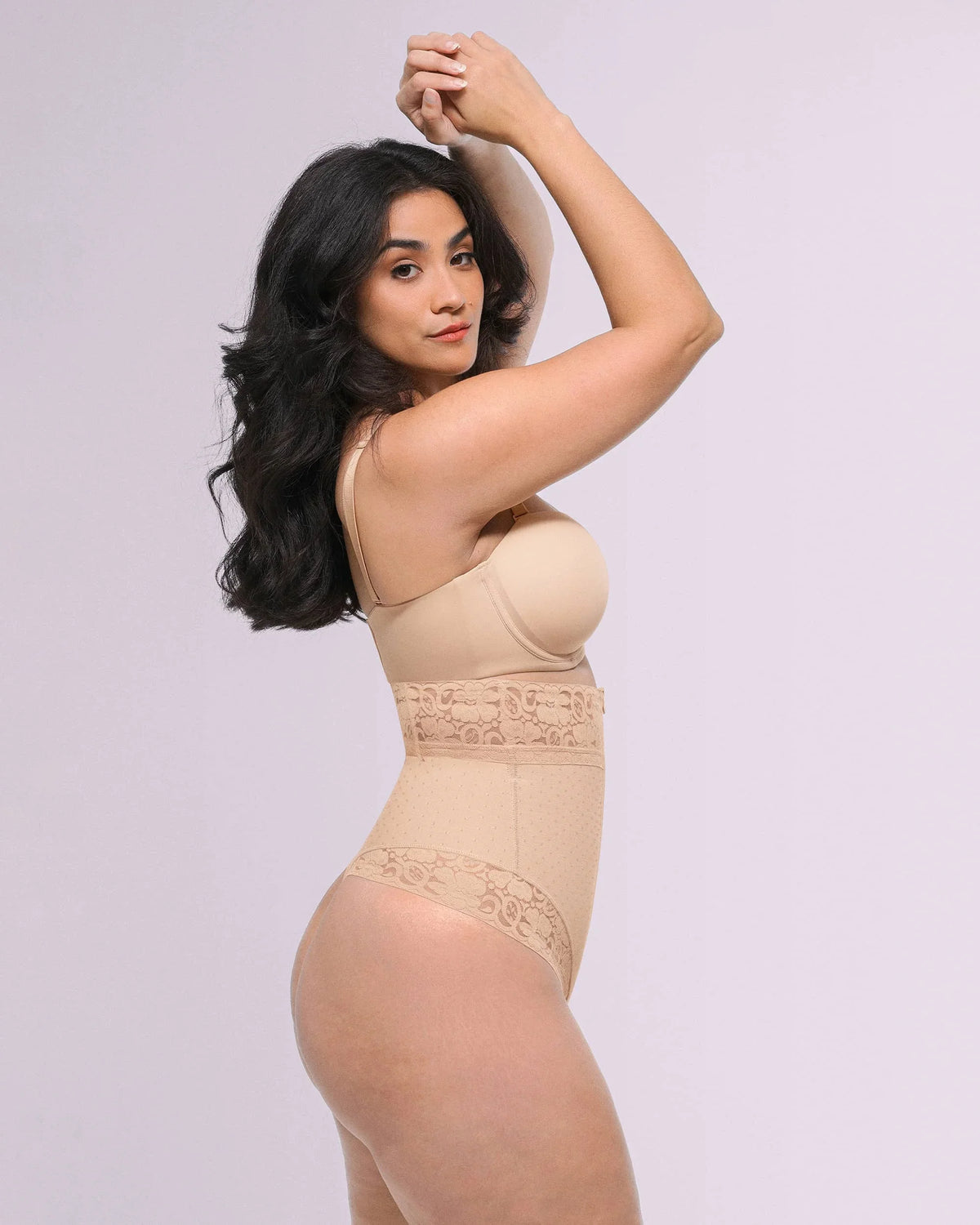 Bare Essentials AirSlim High-Waisted Polka Dot Shaping Thong