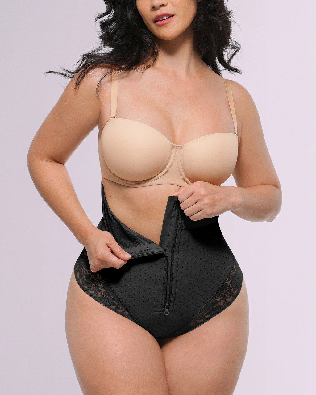 Bare Essentials AirSlim High-Waisted Polka Dot Shaping Thong
